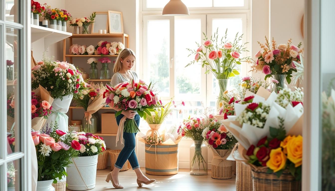 Seasonal flower arrangements